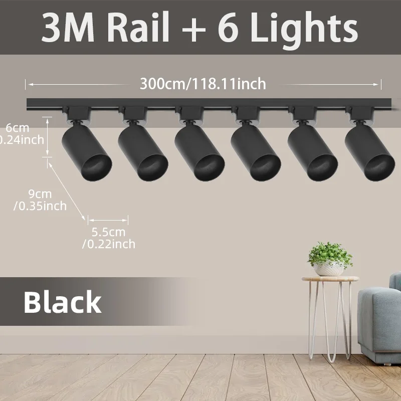 6PCS Black Sets