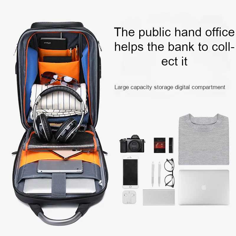 Sports Bag Men's Multifunctional Backpack Trendy Men's Travel High-end Casual Waterproof Backpack Computer Bag