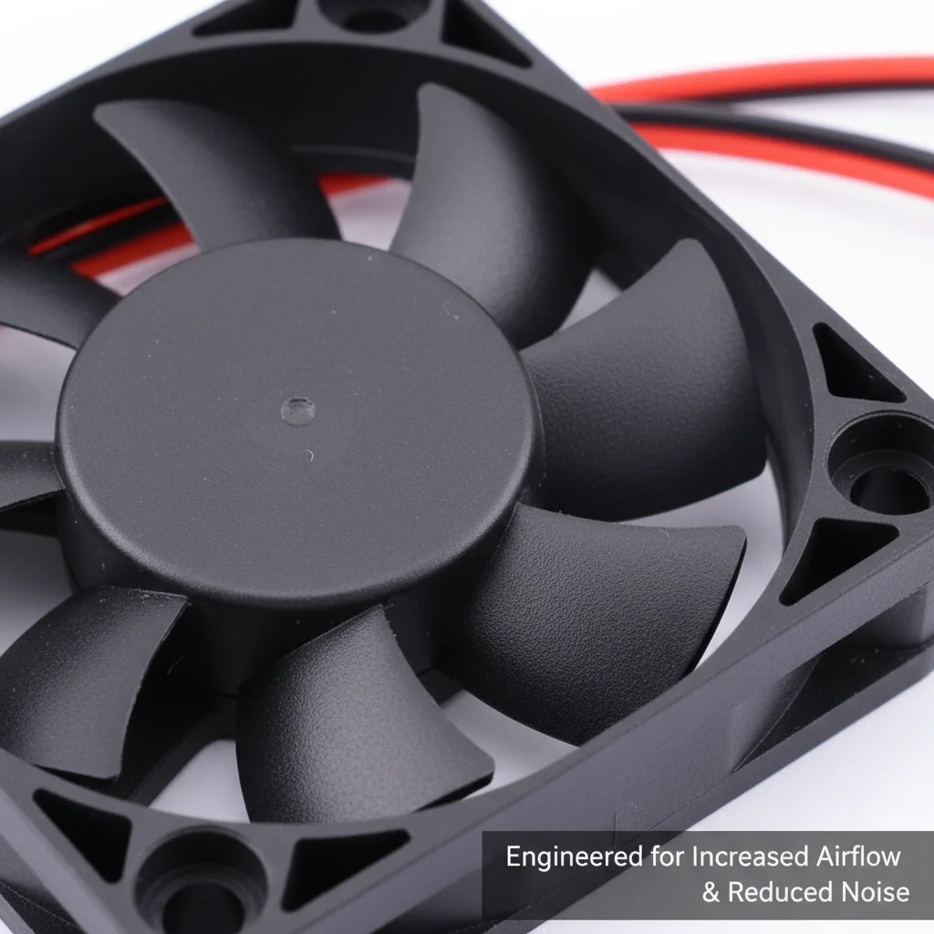 6010 DC 12V 24V 냉각 팬 Reprap 3D 프린터 부품 용 브러시리스 DC 쿨러 60x60x11mm 플라스틱 팬