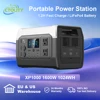 CTOLITY 1024WH Solar Generator Portable Power Station 220V For Home 1800W/1600W LifePo4 Battery Camping Travel Emergency Backup 1