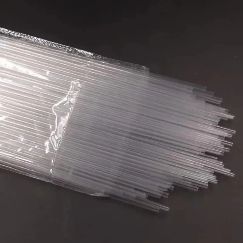 100Pcs Plastic Straw Disposable 15CM Short Transparent Pointed Hard Bulk Thin Straw Juice Milk Commodity Kitchen Accessories
