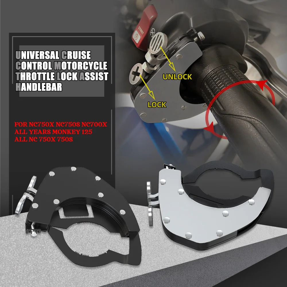 

Cruise Control Motorcycle Throttle Lock Assist Handlebar For Honda NC750X NC750S NC700X ALL YEARS Monkey 125 ALL NC 750X 750S