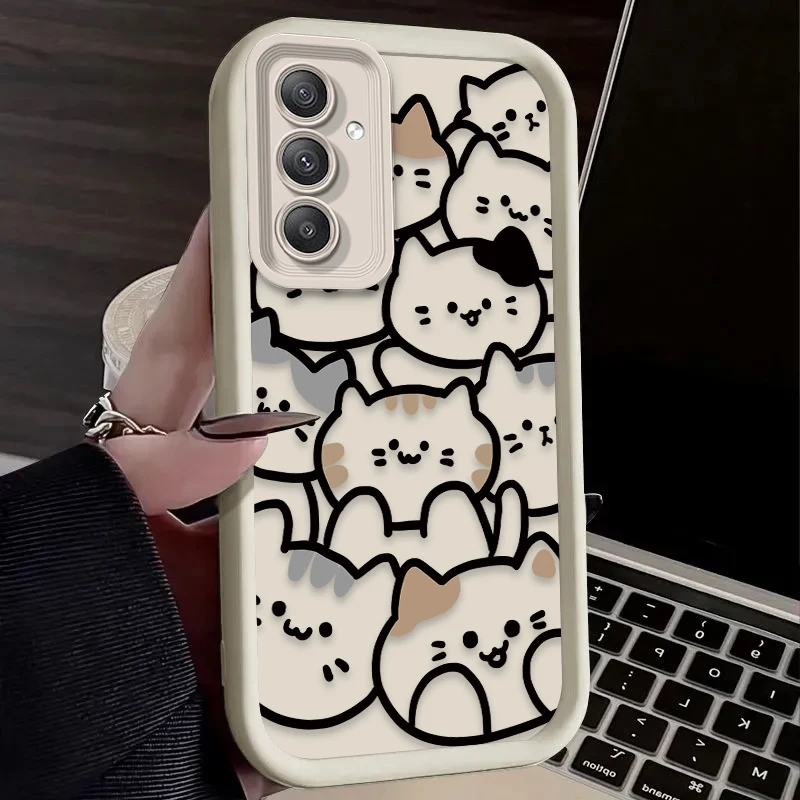 Cartoon Animal Cute Cat Phone Case for Samsung Galaxy A35 A55 A15 thumbnail 9
