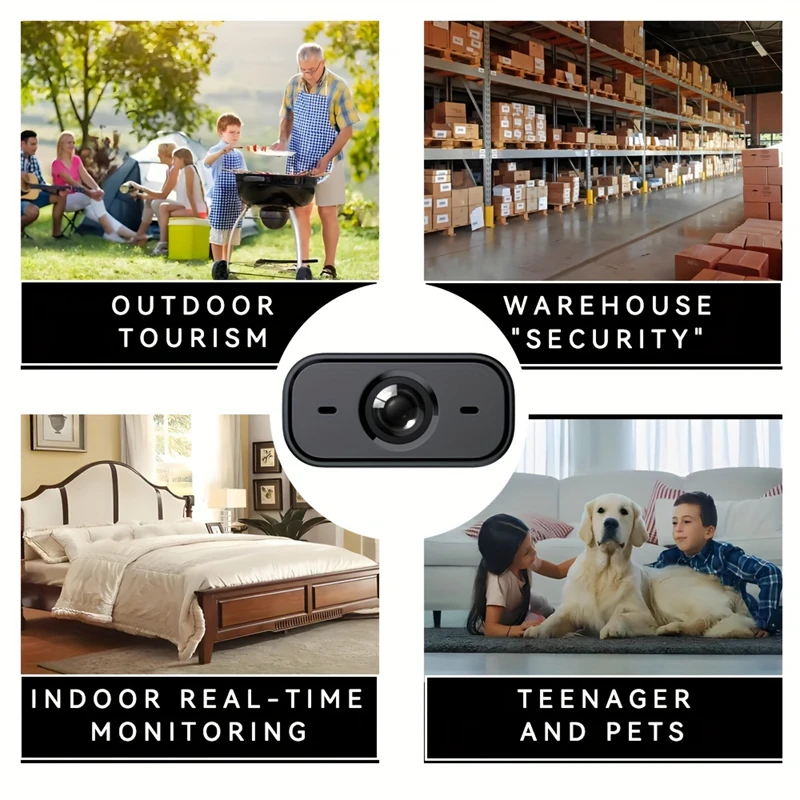 Lenovo X6 V720 Home Wireless Security Camera 1080P HD WiFi Indoor Monitor with Night Vision & Motion Detection Remote Viewing 6