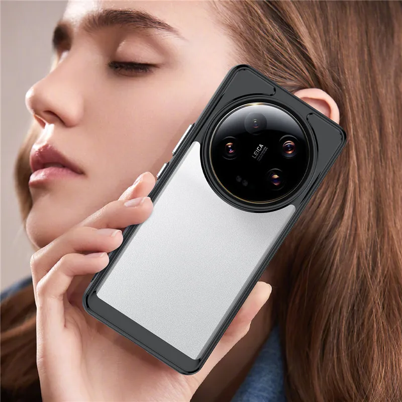 Per Xiaomi 13 Ultra Case Xiaomi Mi 13 Pro Cover Tpu Border Acrilico Backplane Custodie Protettive Per Xiaomi Mi 13 Ultra Funda
