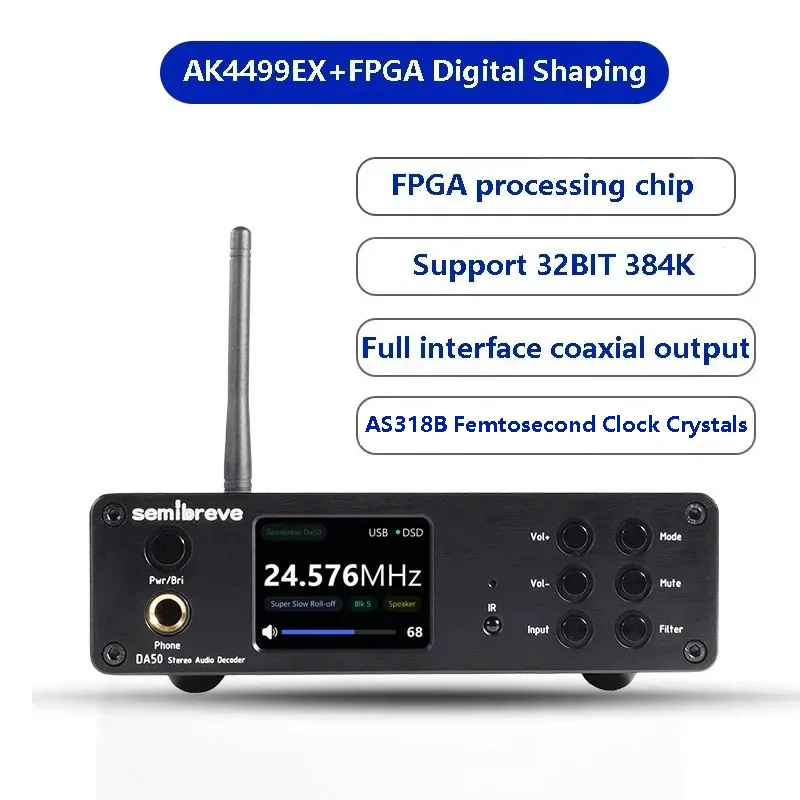 AK4499EX-Balanced-Audio-Decoder-DAC-Bluetooth-5-0-DSD512-FPGA ...