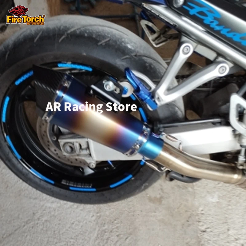 用 スズキ GSF650 GSF 650 2007-2016 オートバイ排気スリップオン排気