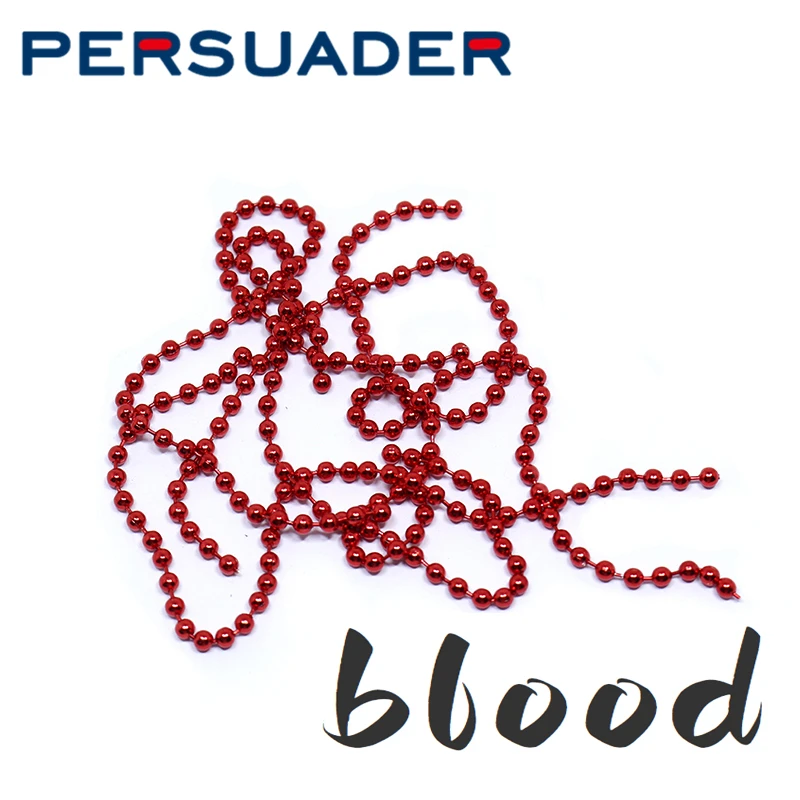 Pereader Medium Size 2.4Mm Colorful Round Bead Chain Eyes Total 60Cm Fly Tying Damselfly Dumbbell Eye Beads Materiali Per La Costruzione Di Mosche