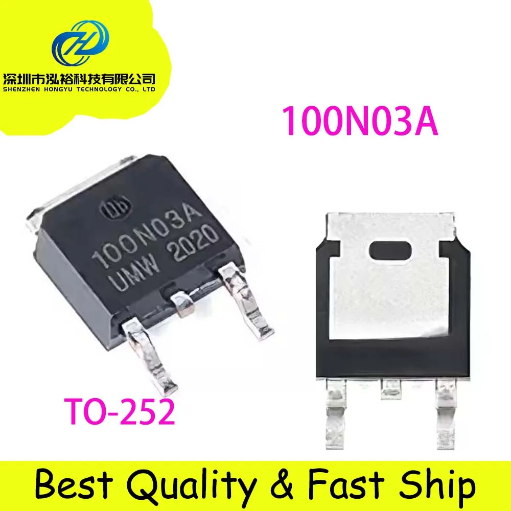 10 Pieces/Lots 100N03A New High Quality IC 100N03 TO-252 MOSFETS ROHS ...