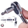 7 Types Universal Socket Hex Bit Holder Converter 1/4 3/8 1/2 Ratchet Socket Adapter Spanner Wrench Screwdriver Bit 2