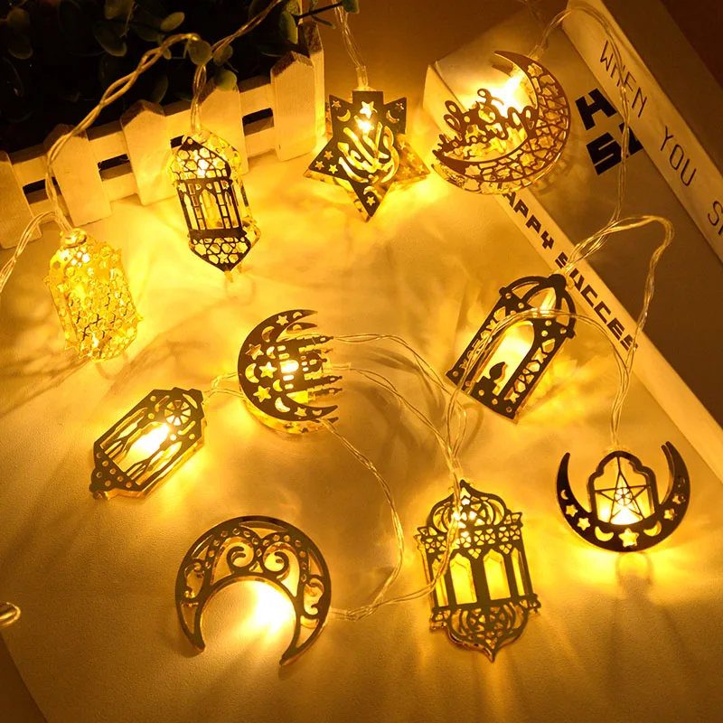 Ramadan Decoration Plastic Lantern Led String Lights Ramadan Kareem Decor  Eid Mubarak Gift Al-Fitr Eid Festival Party Supplies - AliExpress
