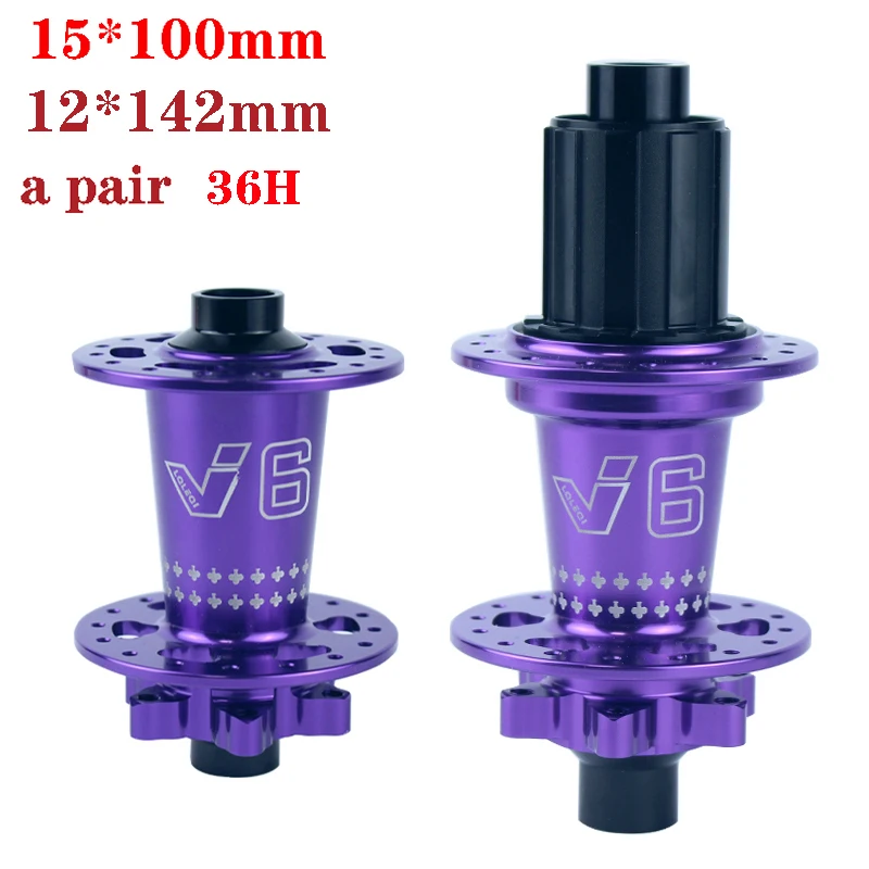 Moyeux De Vélo HG Mountain - 32 Trous - Roulements Scellés - Compatible Shimano