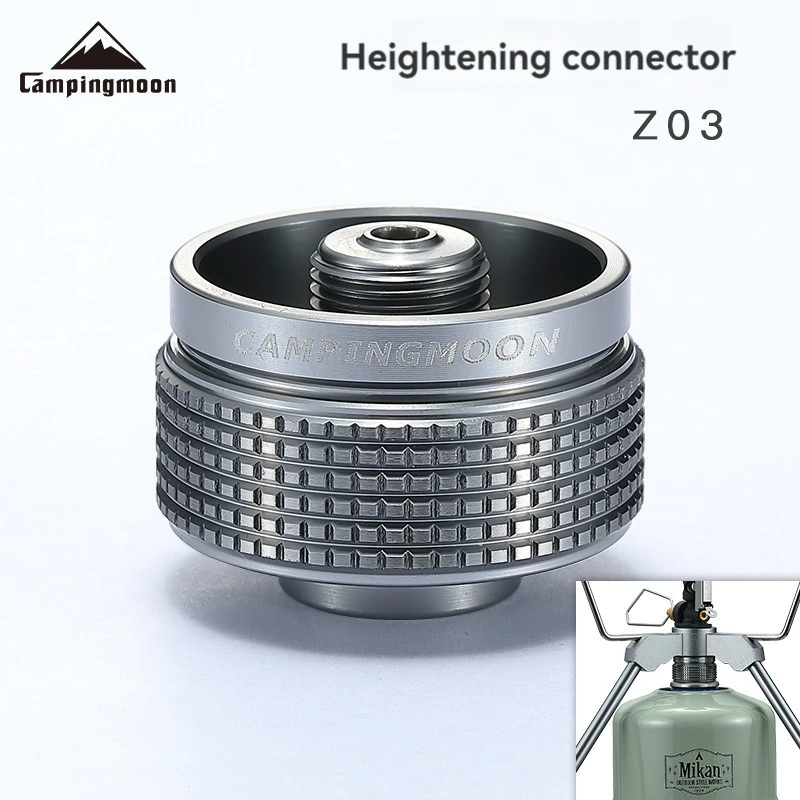 Camping Stove CAMPINGMOON Z03 Aluminum Alloy With Raised Joint High Mountain Flat Gas Tank Adapter Kitchen Tool
