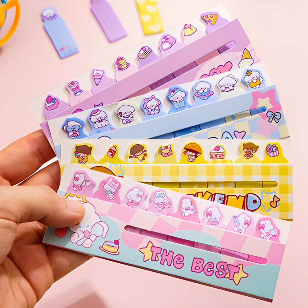 Kawaii Sticky Notes - Cute Journaling Memo Pads for To-Do Lists and Planning