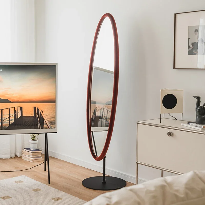 

Salon Mirror Glass Full Length Standing Full Body Holder Luxury Korean Bedroom Mirror Living Room De Maison Home Decoration