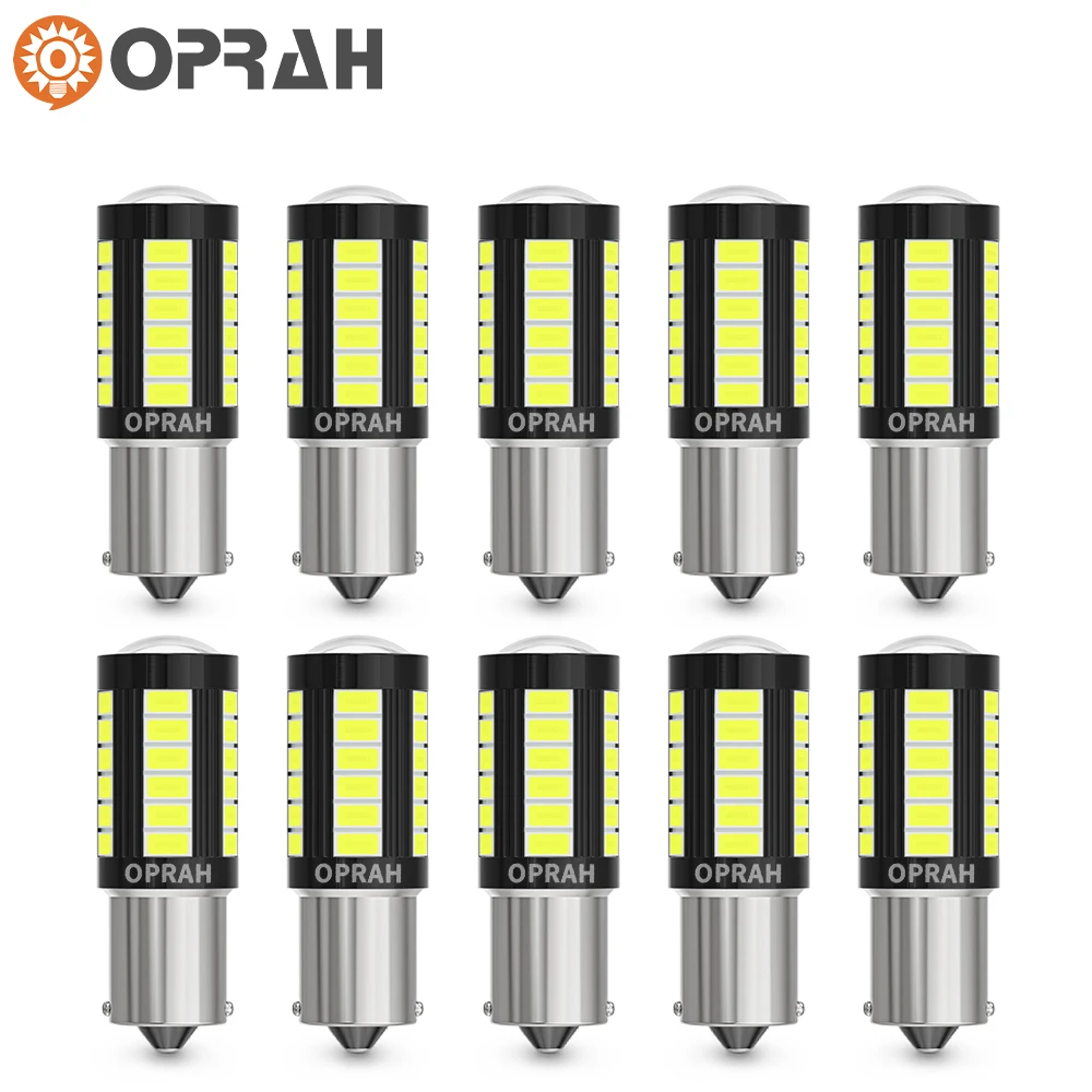 

Oprah 10x 1156 BA15S P21W 5630 5730 33SMD LED Bulb BAU15S P21/5W 7440 W21W T20 W21/5W 7443 12V 24V For Signal Light Reverse Lamp