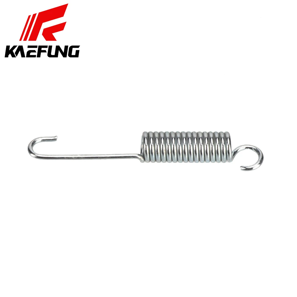 Motorcycle Kickstand Spring Replacement – Durable Silver Metal Stand Return Accessory