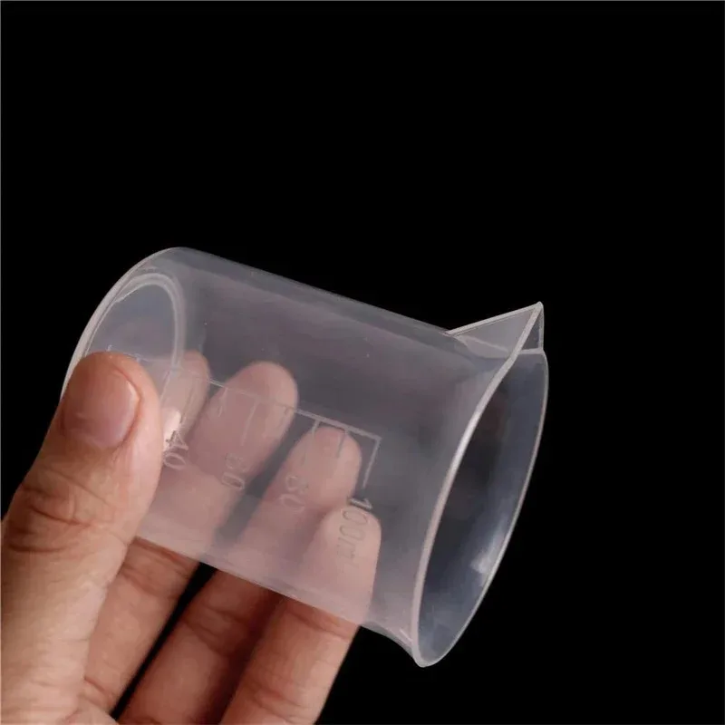 Measuring Cup 100ml Mixing Cups Plastic Liquid Container Epoxy Resin Scale Beaker Chemical Laboratory Cups Kitchen Baking Tools