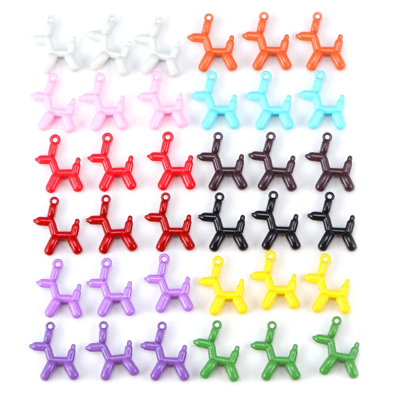 

Подвеска женская эмалированная в форме щенка, 15 шт., 16 х19 мм