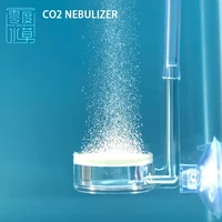 New aquarium CO2 atomizer transparent CO2 diffuser refiner integrated PC material special ceramic sheet fish tank CO2 atomizer 2