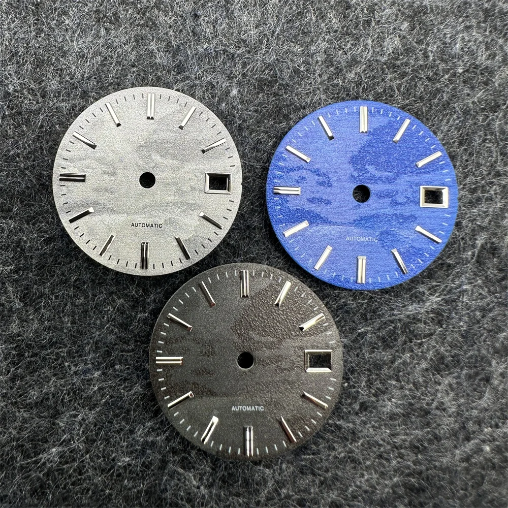Watch Face Accessories Watch Dial Accessories 28.5mm Watch Dial Cloud and Sea Retro Style Watch Faces for NH35 Movement Accessories Replacement Parts