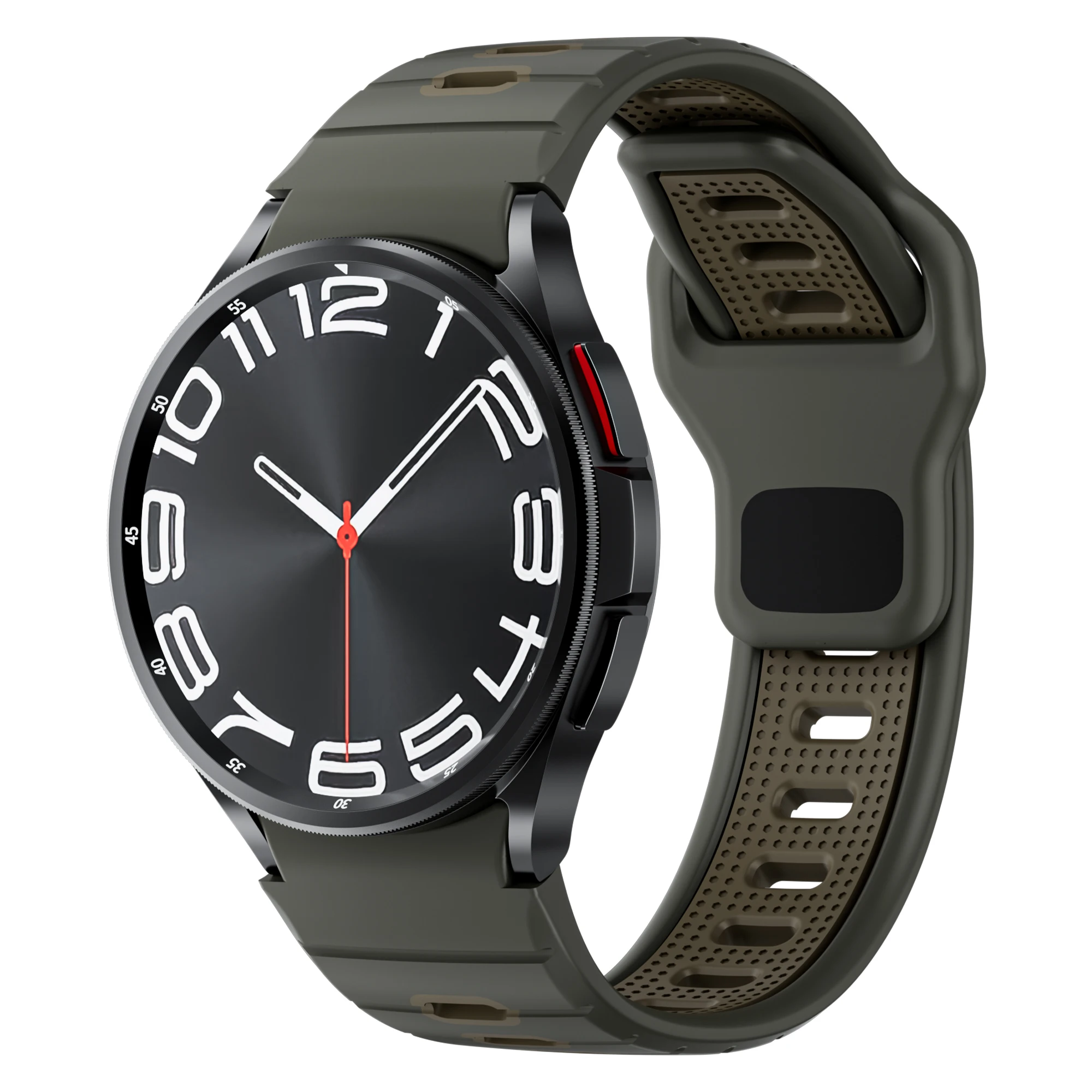 Seamless Silicone Watch Strap - Premium No Gaps Design