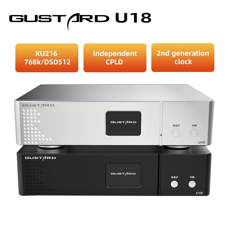 Gustard U18 인터페이스 차세대 고성능 USB 오디오 인터페이스, K2 XU216 DSD512 PCM768kHz