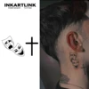 Clown Cross  Temporary Tattoo,Lasts To 15 Days New Technology Magic Waterproof Semi Permanent Sticker. 1