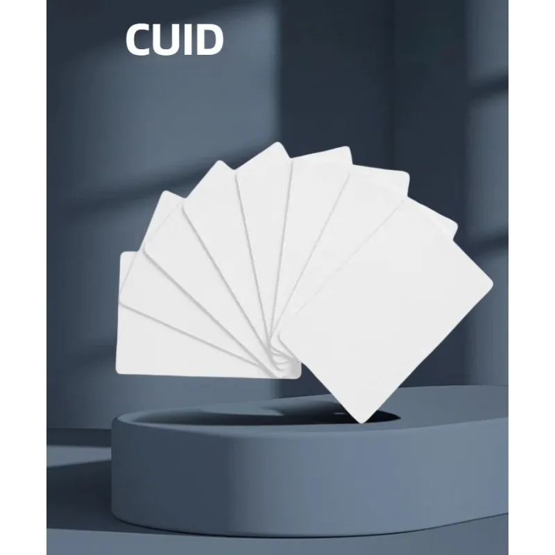 CUID Blank White Card - Rewritable NFC Card 13.56MHz (MIFARE