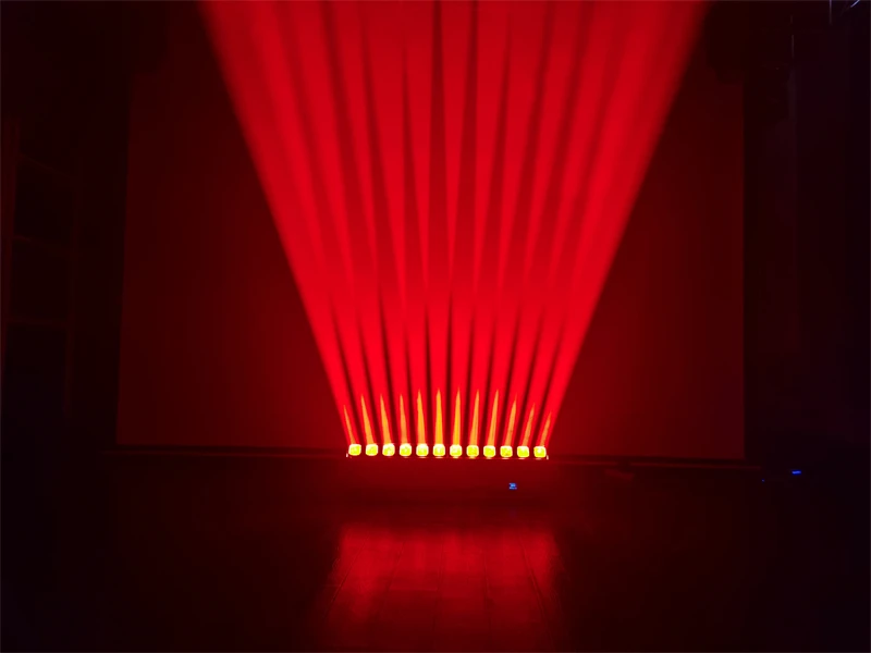 2 pieces LED pixel control Zoom 12x40W RGBW 4-In-1 LED Beam Wash Bar Moving Head