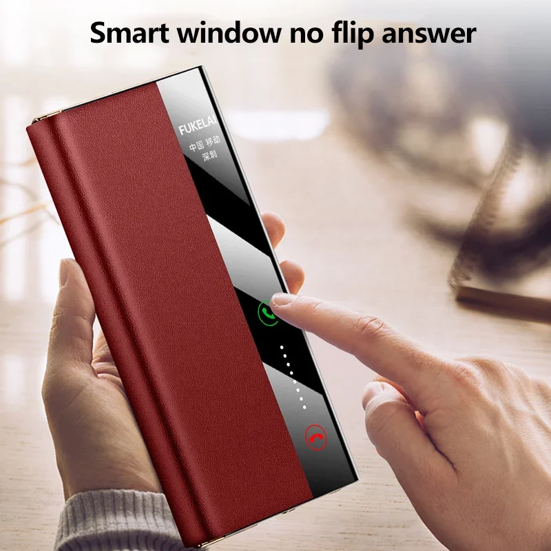 Premium Rotating Stand PU Leather Flip Book Cover