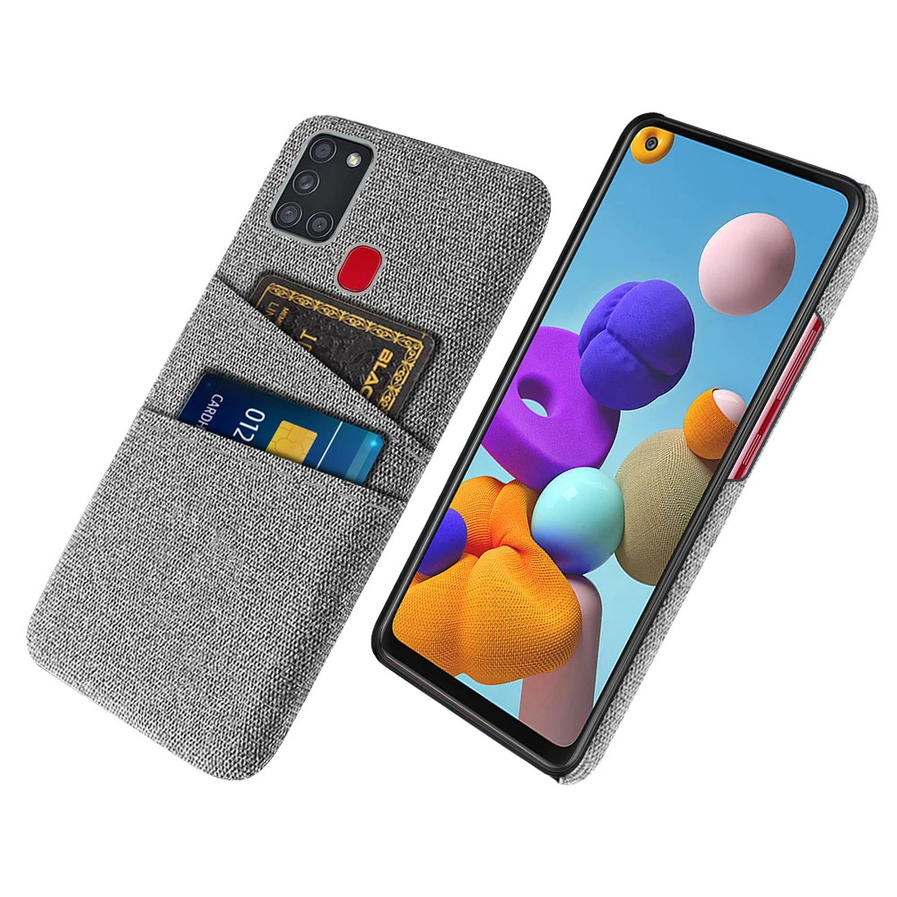 A21S Per Samsung A21S Custodia Per Samsung Galaxy A21S A 21 S A21 S Copertina In Tessuto A Doppia Scheda Per Samsung A21S A22S A52S Coque