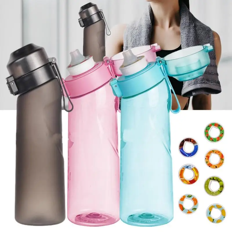 650ml Fitness Sports Flavor Water Cup Air Taste Buds Flavored Water
