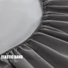 100% Waterproof Mattress Cover Brushed Washable Bed Fitted Sheet Mattress Protector Cover Single Double Queen King Size 3