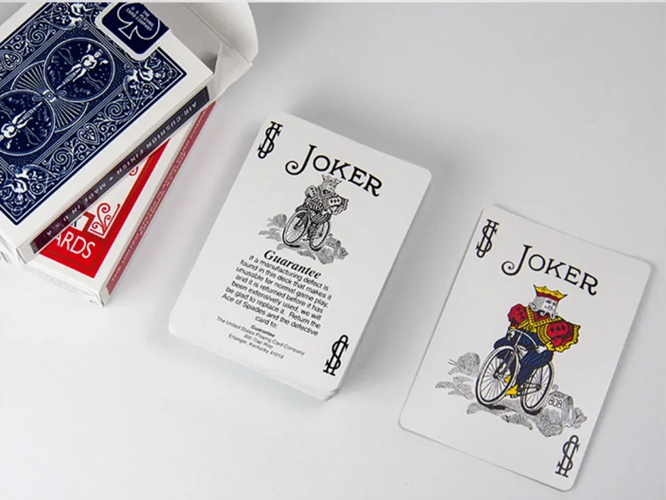 International Version Bicycle Rider Back Playing Cards Blue/Red Regular Standard Deck Card Games Card Magic Trick Magicians Prop