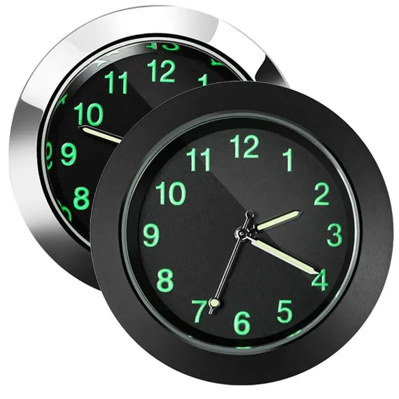 Car Clock Auto Internal Stick-On Digital Watch Solar Powered 24-Hour Car Clock with Built-in Battery Decoration Accessories car clock,car clock thermometer