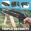 Jemi Tool 21V Portable Mini Electric Pruning Saw with Automatic Lubrication System, Cordless Chainsaw, Wood Cutting Tool 3