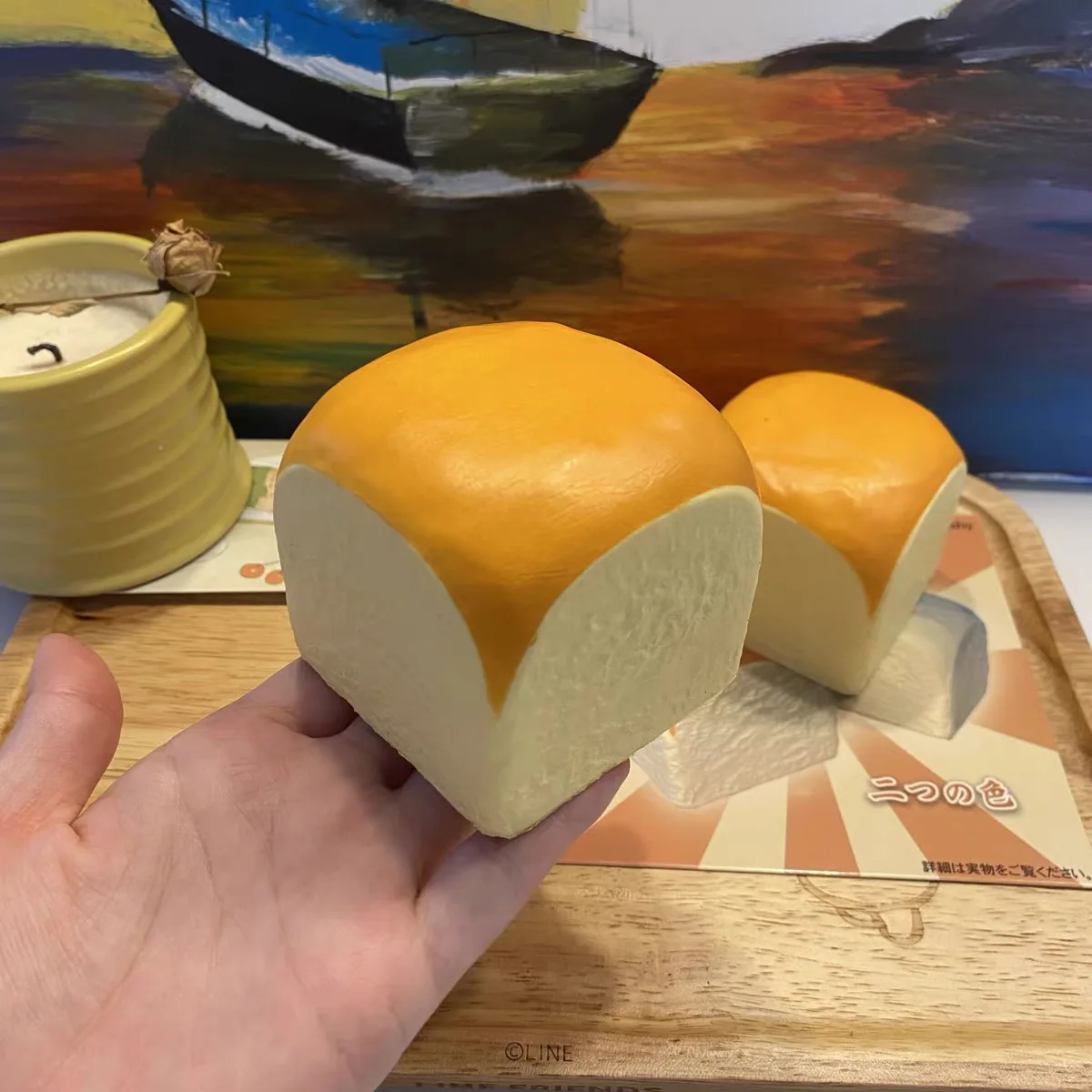 

Сжимаемая искусственная еда, Сжимаемый пушистый хлеб, креативная игрушка-антистресс, мяч для снятия стресса для детей, тренировочный инструмент для мозга