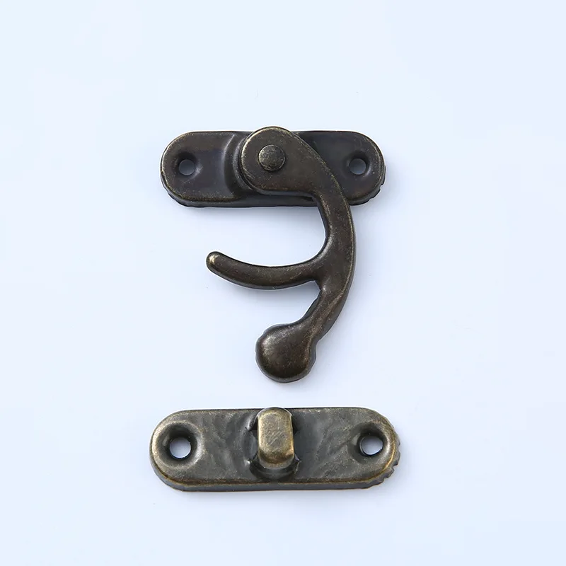 

2023-Ba104 bes qality luggage buckle accessories iron horn hook bronze color large size