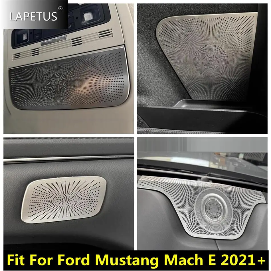 

Dashboard / Rear Door Tweeter Speaker / Trunk Horn / Read Lights Cover Trim For Ford Mustang Mach E 2021 - 2023 Car Accessories