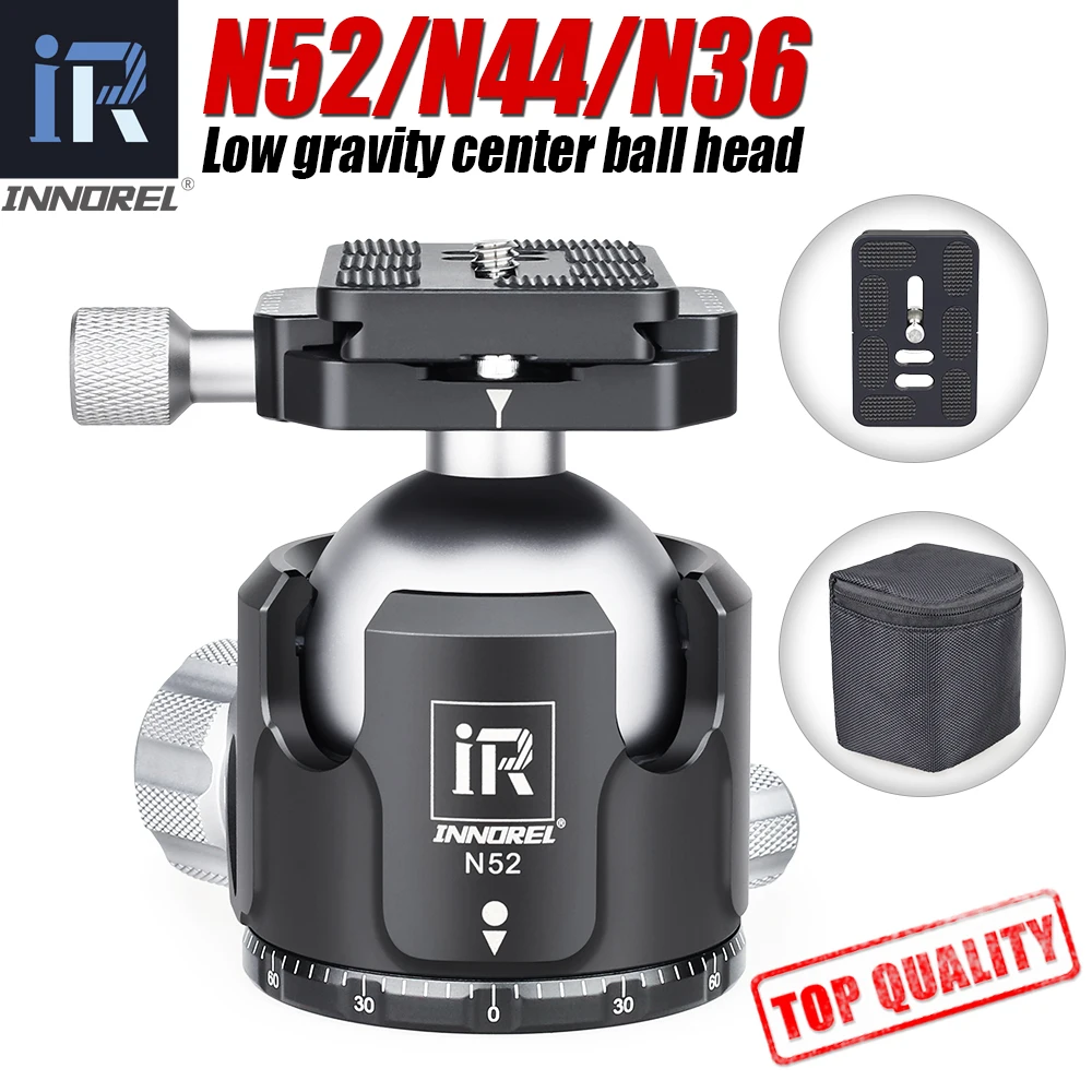 特別価格Low Profile Ball Head Tripod Mount Ball Head 36mm Diameter ARTCISE LB36 All Metal CNC Machining with Two 1/4