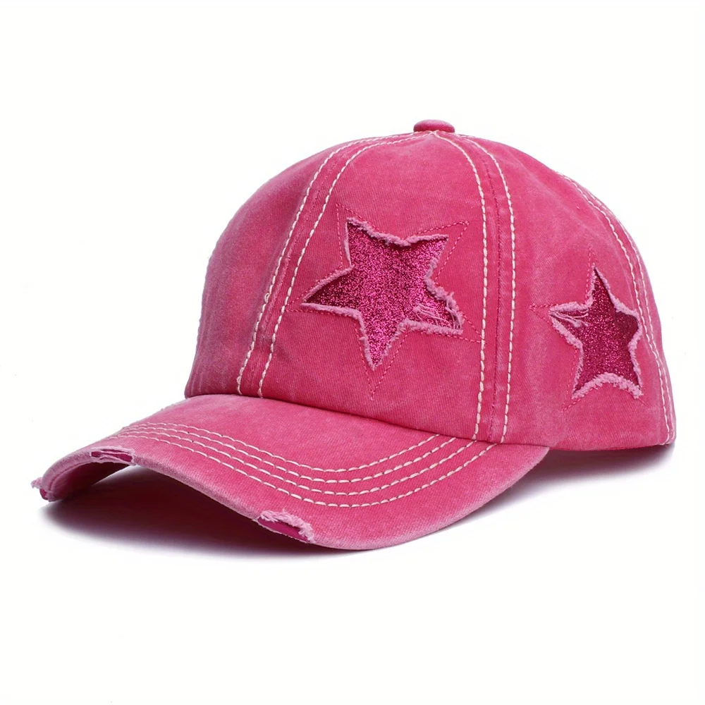 Pony Hat Baseball Cap for Women Girls with Adjustable Dad Hat