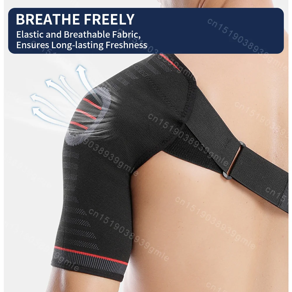 Shoulder Brace Professional Compression Sleeve Joint Sprain Shoulder Pain Relief Bursitis Tendinitis Adjustable Shoulder Support