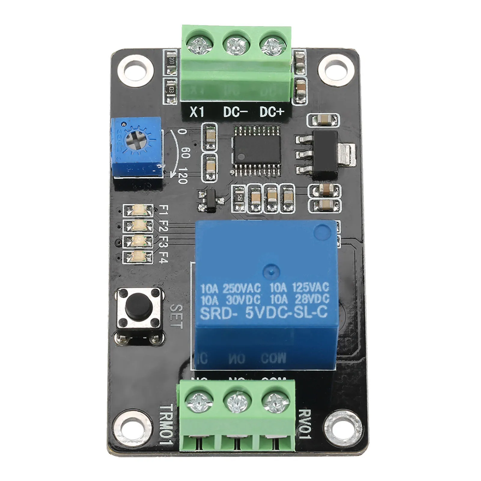 Description Picture 3 of itemDelay Timer Relay Self locking Delay On Off Time Delay Relay Switch Super 555 Timer DC 5V/12V/24V