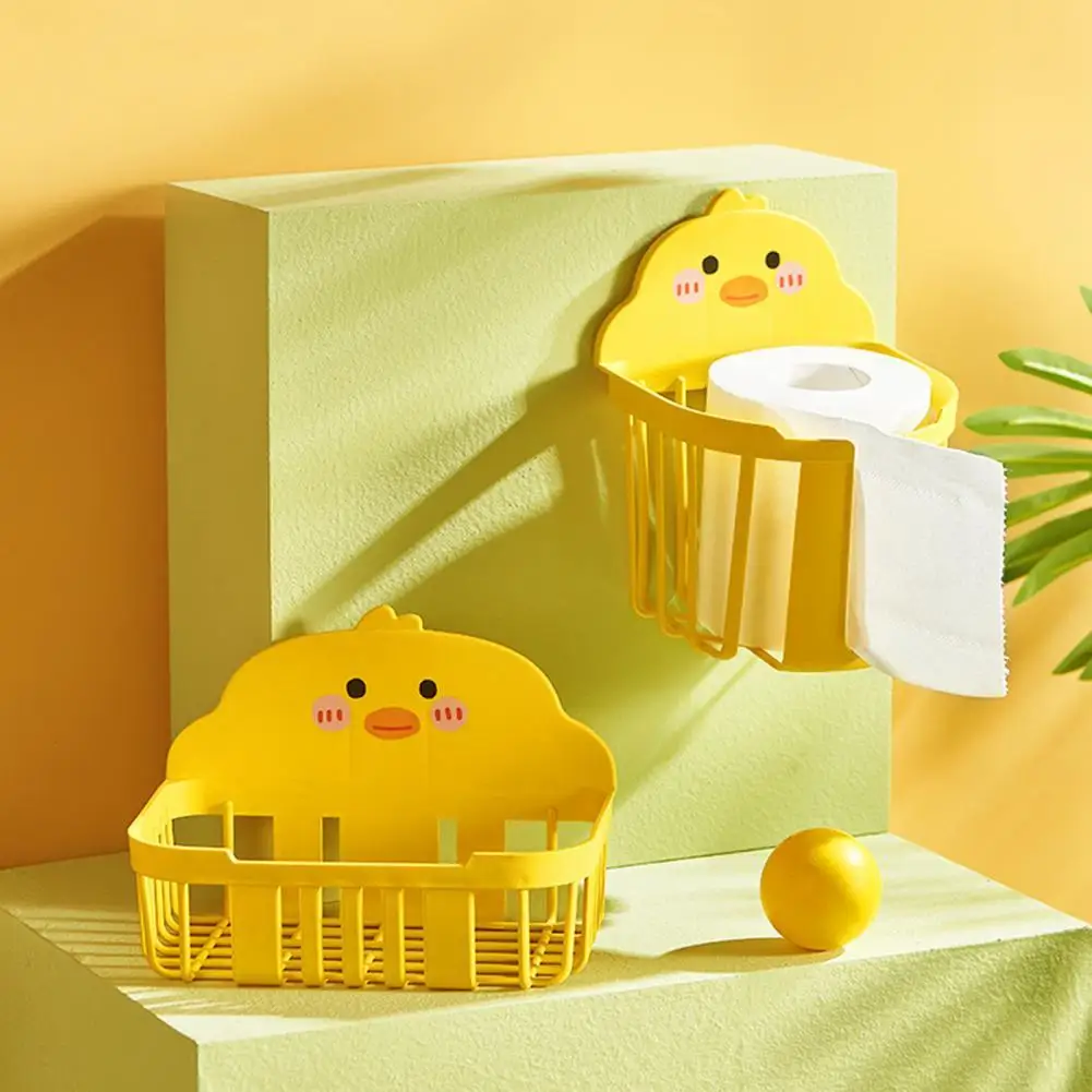 Long Lasting Paper Organizer Shelf Home Decoration Hollow-Out Design Wall-Mounted Toilet Roll Paper Storage Holder for Wall