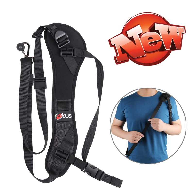 Focus F-1 F1 Cinturino Da Collo Con Tracolla Rapida Antiscivolo Per Fotocamera Dslr Per Canon Nikon Sony