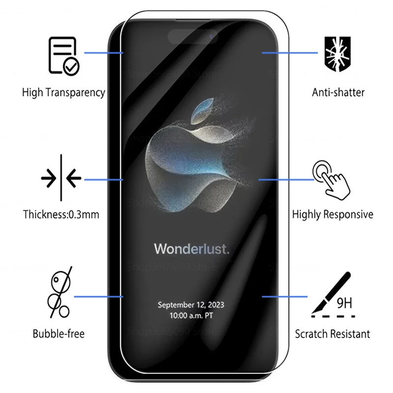 Premium 4-Pack Tempered Glass Screen Protector Set
