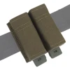 Tactical 1911 Single Double Magazine KYWI Pouch Kydex Wedge Insert Malice Clip TMC Belt Airsoft Paintball Vest Accessories 6