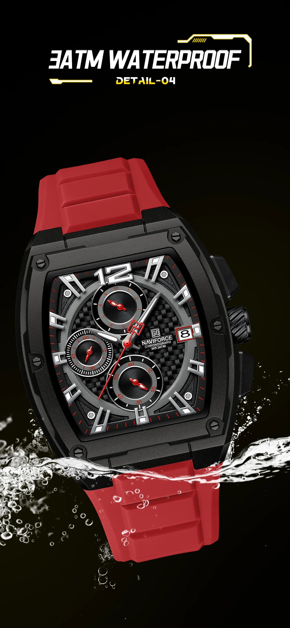 NAVIFORCE 8050 Men's Watch description image 17