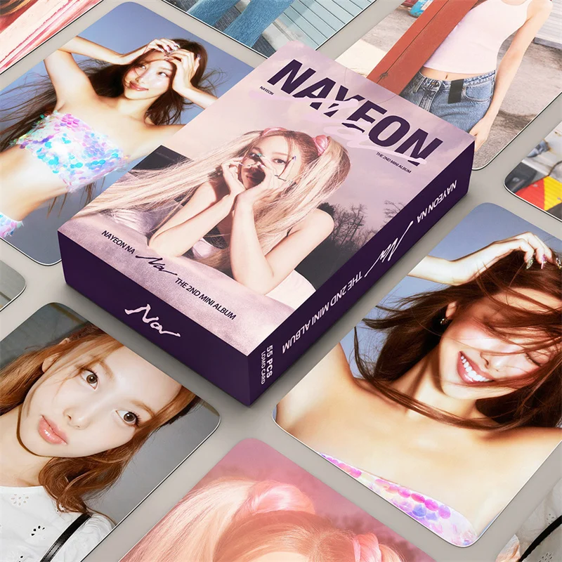Lomo Cards 55pcs/set KPOP TWICE Lin Na Lian NAYEON 